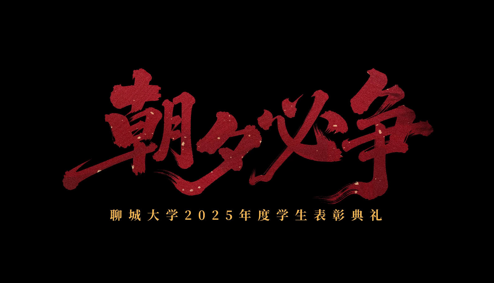 《朝夕必争》——聊城大学2025年度学生表彰典礼